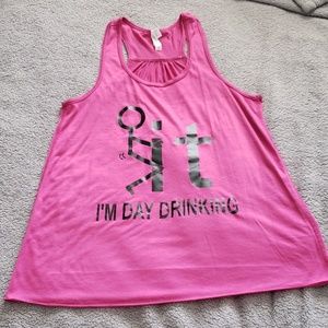 Pink Day Drinking Tank
